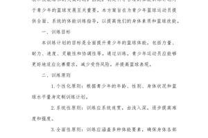  如何制定个性化的篮球训练调整方案：提升效率与表现的终极指南